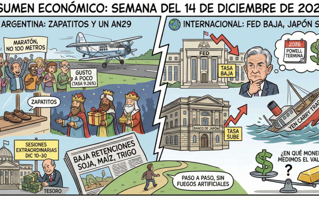 Resumen Semanal 15/12/25: 🇦🇷 Argentina coloca, la Fed recorta, Japón despierta…y nosotros buscando el valor con linterna