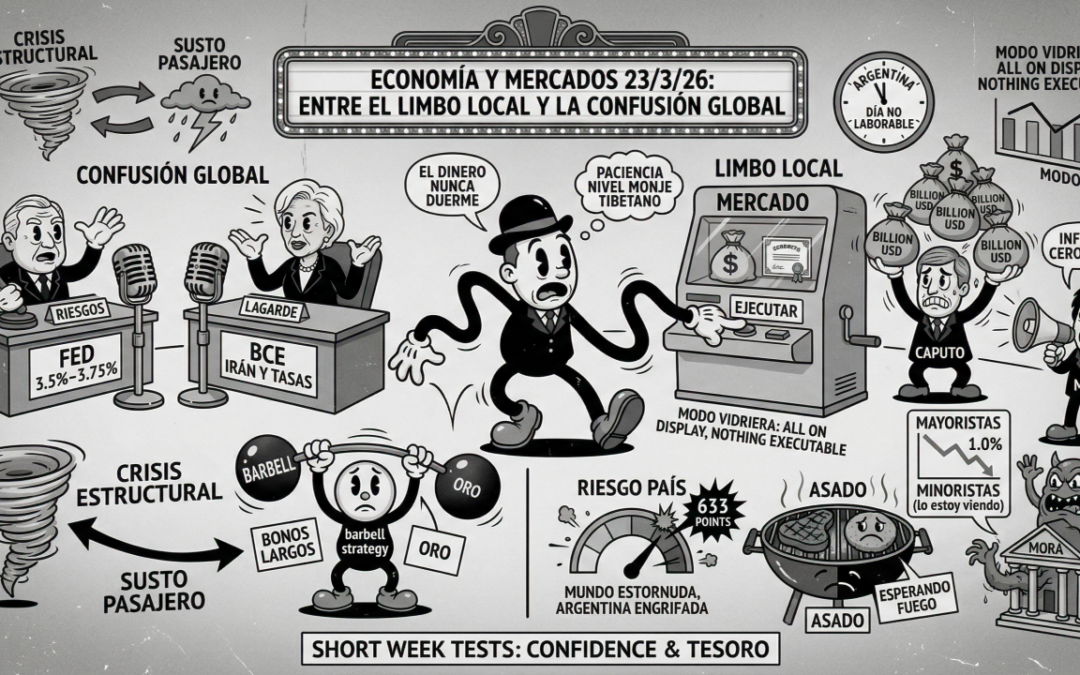 Economía y Mercados 23/3/26: Entre el limbo local y la confusión global
